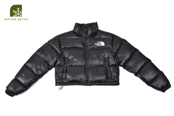 เสื้อกันหนาวทรงครอปTHE NORTH FACE สีดำ
